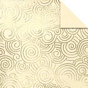 Ursus AURELIO STERN SWIRL 110G.10x10CM,CREME/GOLD