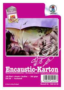 Ursus ENCAUSTIC-KARTON 300G.DIN A6,100BL.HOCHWEISS