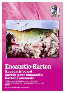 Ursus ENCAUSTIC-KTN.-BLOCK 300G.DIN A4 10BL.HWEISS