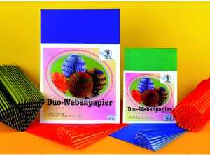 Ursus DUO-WABENPAPIER 23x33CM,1BL.SCHWARZ/C´GELB