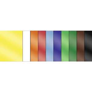 Ursus GLANZPAPIER GUM.80G.35x50CM,50BL.10FARBEN SORT.