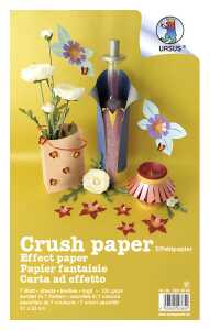 Ursus CRUSH PAPER 120G.21x33CM,7BL.7F.SORTIERT