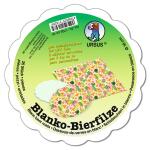 Ursus BLANKO-BIERFILZE DURCHM.10CM,MIT WELLENRAND 25ST.