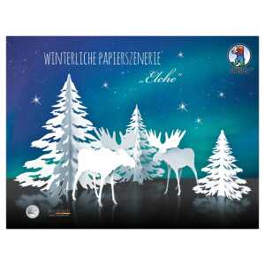 Ursus WINTERLICHE PAPIERSZENERIE "ELCHE"
