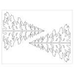 Ursus WINTERLICHE PAPIERSZENERIE "ELCHE"