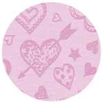 Ursus FOTOKARTON "DELUXE"300G.48x67CM,HERZFLATTERN