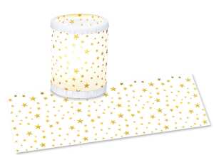 Ursus LATERNENZ.TRANSP.115G.20x50CM,25BL.STERNCHEN