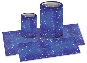 Ursus LATERNENZ.TRANSP.115G.20x50CM,25BL.STERNENHIMMEL