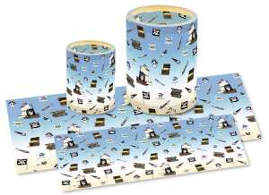 Ursus LATERNENZ.TRANSP.115G.20x50CM,25BL.PIRATEN