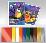 Ursus GLANZPAPIER UNG.80G.50x70CM,SILBER