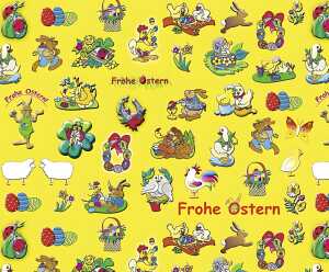 Ursus TRANSP.PAPIER "FROHE OSTERN"115G.50x61CM