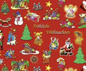 Ursus WEIHNACHTS-TRANSP.115G.30,5x50CM,10BL.FRÖ.WEI