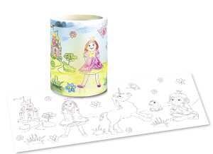 Ursus LATERNENZ.AUSM.TRANSP.115G.20x50CM,25BL.PRINZESSIN