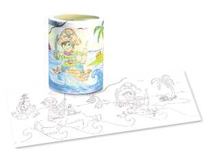 Ursus LATERNENZ.AUSM.TRANSP.115G.20x50CM,25BL.PIRAT