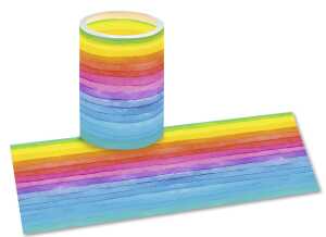 Ursus LATERNENZ.TRANSP.115G.20x50CM,25BL.REGENBG.STREIF.