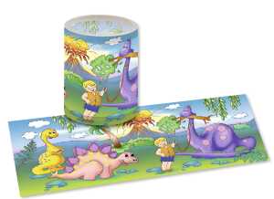 Ursus LATERNENZ.TRANSP.115G.20x50CM,25BL.DINOS