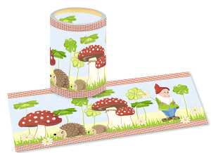 Ursus LATERNENZ.TRANSP.115G.20x50CM,25BL.GLÜCKSPILZE