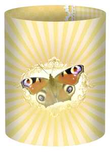 Ursus MINI-TISCHLICHTER ELEGANZA "PRET.BUTTERFLIES"