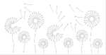 Ursus SILH.TISCHLICHT FILIGRANO PUSTEBLUME WEIß