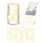 Ursus SILH.TISCHLICHT FILIGRANO HERZEN CREME