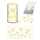 Ursus SILH.TISCHLICHT FILIGRANO HERZBLUMEN CREME