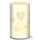 Ursus SILH.TISCHLICHT FILIGRANO HERZBLUMEN CREME