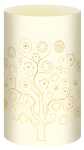 Ursus SILH.TISCHLICHT FILIGRANO BAUM CREME