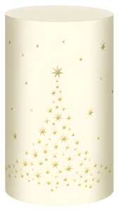 Ursus SILH.TISCHLICHT FILIGRANO WEIHN.BAUM CREME