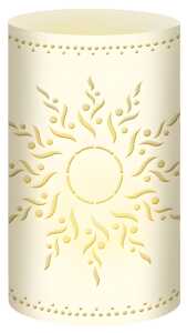 Ursus SILH.TISCHLICHT FILIGRANO SONNE CREME