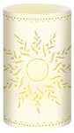 Ursus SILH.TISCHLICHT FILIGRANO SONNE CREME