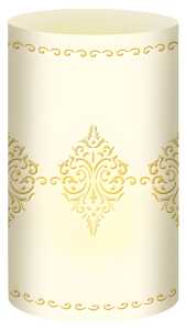Ursus SILH.TISCHLICHT FILIGRANO ORNAMENTE CREME