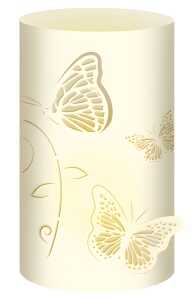 Ursus SILH.TISCHLICHT FILIGRANO SCHMETTERLINGE 2 CR