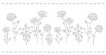 Ursus SILH.TISCHLICHT FILIGRANO BLUMEN WEIß