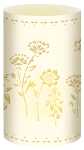 Ursus SILH.TISCHLICHT FILIGRANO BLUMEN CREME