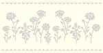 Ursus SILH.TISCHLICHT FILIGRANO BLUMEN CREME