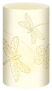 Ursus SILH.TISCHLICHT FILIGRANO LIBELLEN CREME