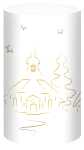 Ursus SILH.TISCHLICHT FILIGRANO WEIHN.LANDSCH. 2 WE