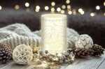 Ursus SILH.TISCHLICHT FILIGRANO KRIPPE CREME