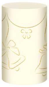Ursus SILH.TISCHLICHT FILIGRANO GLOCKEN CREME