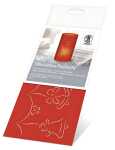 Ursus SILH.TISCHLICHT FILIGRANO GLOCKEN ROT