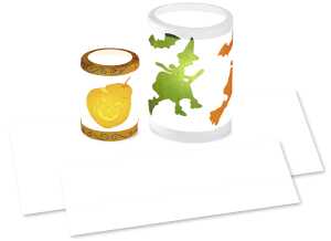 Ursus LATERNENZ.TRANSP.115G.15,5x37CM,25BL.WEIß