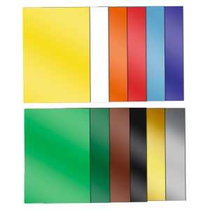 Ursus GLANZPAPIERHEFTE 14x20CM,12BL.GUMMIERT