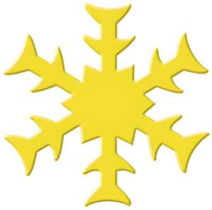 Ursus MOTIV-LOCHER GROß,SCHNEEFLOCKE 2