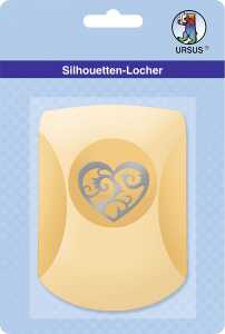 Ursus SILHOUETTEN-LOCHER GROß, HERZ FOLKLORE