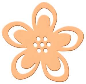 Ursus SILHOUETTEN-LOCHER GROß, STERNENBLUME