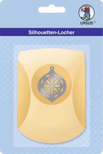 Ursus SILHOUETTEN-LOCHER GROß, WEIHNACHTSORNAMENT