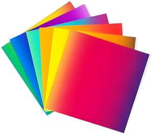 Ursus REGENB.-FALTBL.20x20CM,100BL.SORTIERT