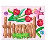 Ursus WAND-& FENSTERBILD "FRÜHLING"