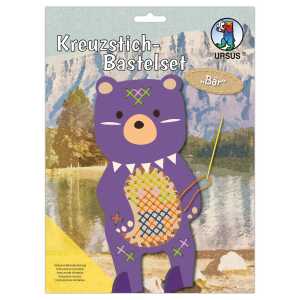 Ursus KREUZSTICH-BASTELSET "BÄR"