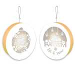 Ursus LIGHT BOXES Ø11CM VILLAGE & CHRISTMAS BAUBLE